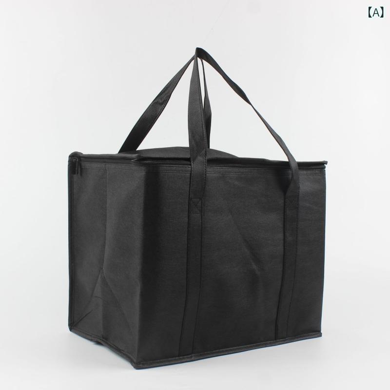 クーラーバッグ 不織布 保温 保冷 ランチバッグ ピクニック 大容量 折りたたみ アルミシート お弁当 シ..