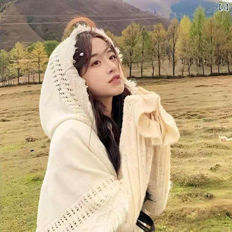 2個セット・性別: 女性・素材: フェイクカシミヤ・カラー展開: ベージュ、オフホワイト・スタイル: レトロエスニック・幅: 80cm・編み方: 経編み・柄: 無地・機能: 装飾・加工方法: ジャカード織り・デザイン要素: フリンジ・タイプ...