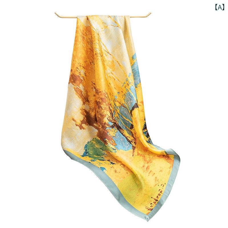 サテン光沢ストール