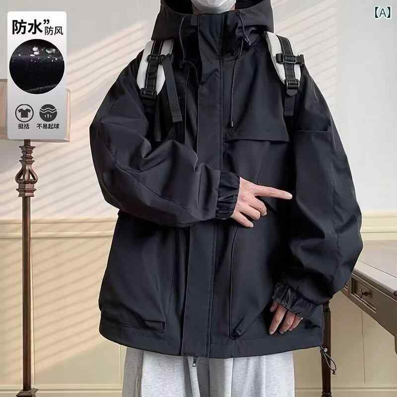 REASON アウター 長袖 マウンテンパーカー ハーフジップ ブルゾン