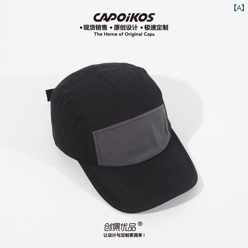 キャップ メンズ ウォッシュドコットン カーブブリム サイズ調整可能 UVカット 紫外線対策 通気性 日よけ 防風 アウトドア キャンプ スポーツ スケートボード タウンユース 普段使い ベースボールキャップ ブラック グレー ピンク カーキ ブルー