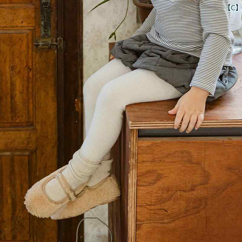 レギンス 女の子 ガールズ キッズ 子供 綿 コットン フリル レース ウエストゴム ...