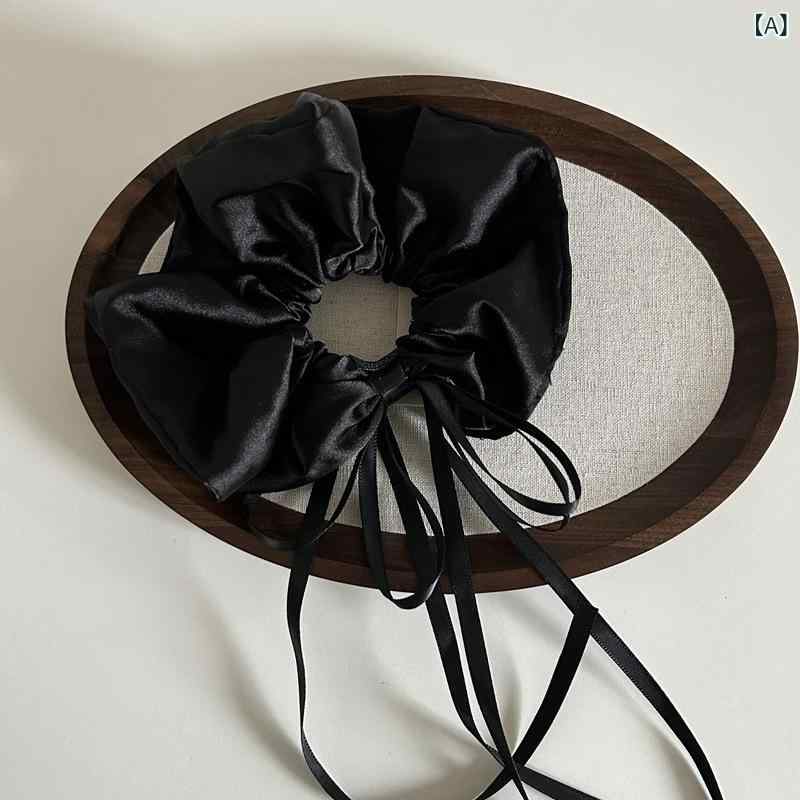 ・カテゴリ: ヘアゴム・主な素材: 布・加工技術: 精密加工・カラー展開: ブラック、ホワイト・スタイル: エレガント・タイプ: 高伸縮性・スタイル分類: ファッション通勤