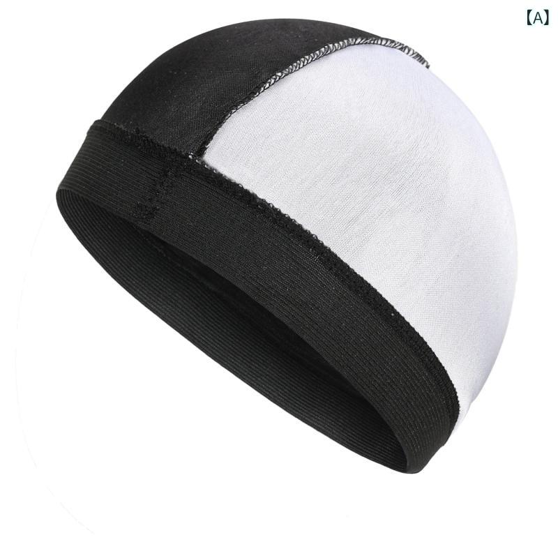 ウィッグインナーキャップ ベースキャップ 通気性 接触冷感 吸湿速乾 ポリエステル ドーム型 円形 軽量..