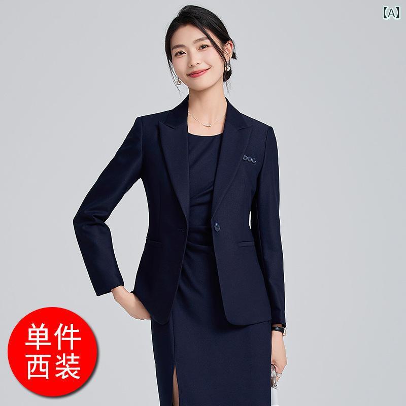 ・生地: ギャバジン・主な素材: ポリエステル 約70-80%、レーヨン 約20-30%・カラー展開: ネイビー、グレー、アプリコット・サイズ展開: S、M、L、XL、XXL、XXXL、XXXXL・スタイル: エレガント、オフィス・丈: ミ...