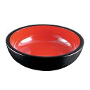 J-kitchens そば 器 こね鉢 黒内朱 尺0 φ31×8.3cm 日本製(3)