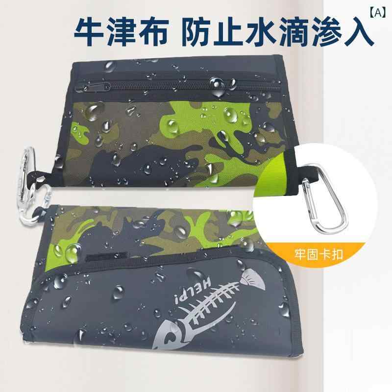 フィッシングバッグ 多機能 大容量 防水 携帯用 ソフトルアーケース 釣り餌収納 釣具収納 6個 取り外し..