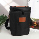 クーラーバッグ ワインボトル 4本収納 保温保冷 13L大容量 オックスフォード生地 折りたたみ アウトドア ピクニック レジャー キャンプ ランチ ボトルケース ブラック グレー