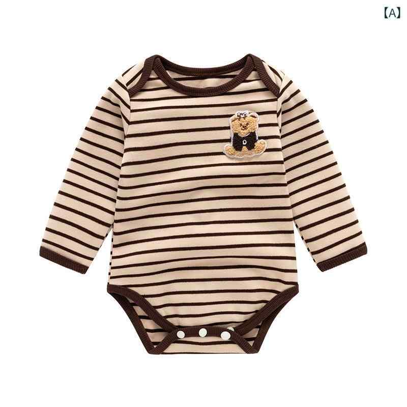 ロンパース ベビー 新生児 男女兼用 徳絨 ポリエステル 厚手 暖か 裏起毛 秋冬春 長袖 カジュアル カバ..