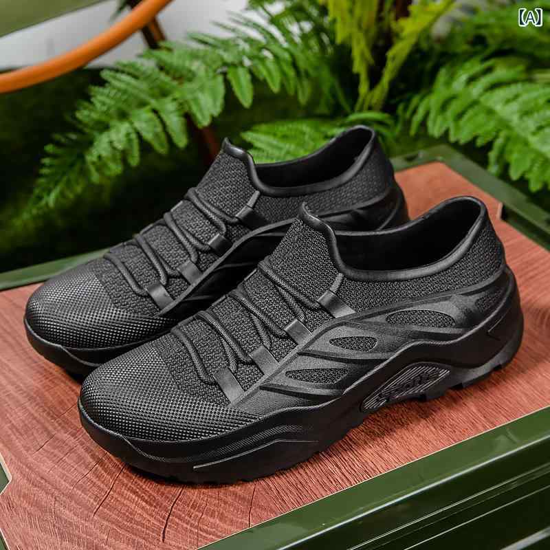 レインシューズ メンズ 長靴 ショート丈 ローカット 防水 滑り止め 耐摩耗 釣り 洗車 キッチン コック ..