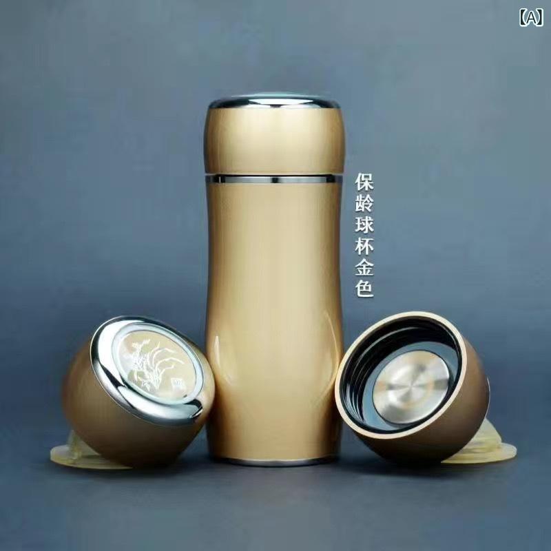 保温ボトル レディース 女性用 雪花模様 純銀製 携帯用 コンパクト スリム ステンレス製 保温保冷 水筒..