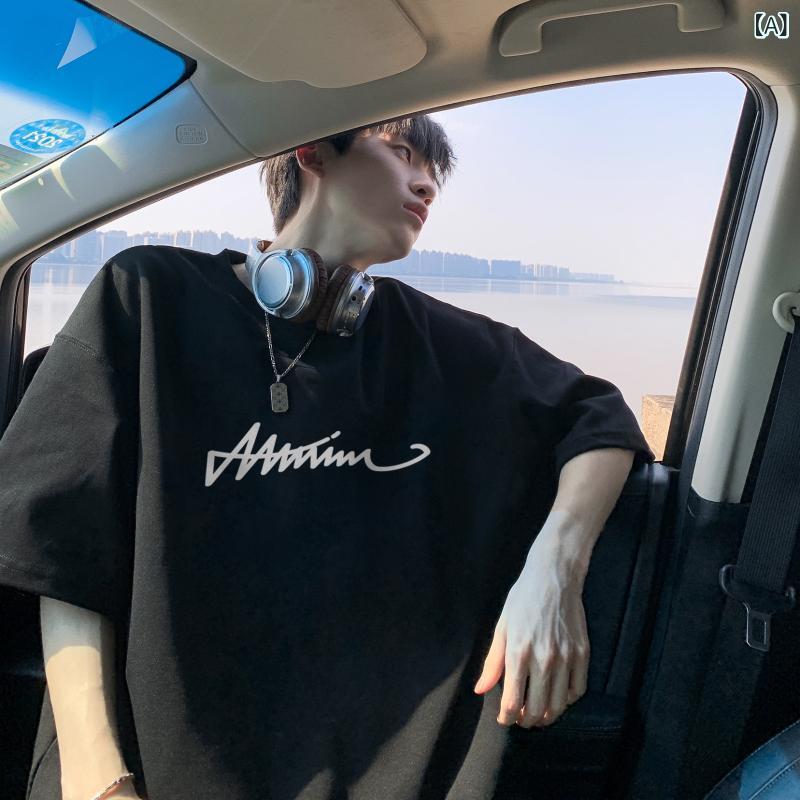 ・カテゴリ: Tシャツ ・スタイル: 香港風 ・フィット: ゆったり ・: プルオーバー ・ネックライン: クルーネック ・袖丈: 五分袖 ・袖タイプ: レギュラー ・柄: ドット ・プリントテーマ: 幾何学模様 ・詳細: プリント ・主な素材: ポリエステル96%以上 ・加工: アイロン不要 ・厚さ: 普通 ・重さ: 約180g〜250g ・性別: メンズ ・対象: ティーンズ ・対象年齢層: 24～35歳 ・着用シーン: カジュアル ・カラー展開: ブラック、ホワイト、ダークグレー、ワインレッド、ネイビー ・サイズ展開: M、L、XL、XXL、XXXL