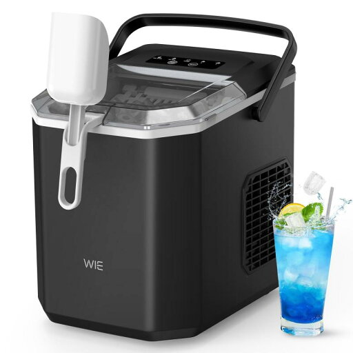 WIE 製氷機【ハンドル付き氷バスケット 高速製氷 自動洗浄機能 省エネ】 WIE 製氷機【ハンドル付き氷バスケット 高速製氷 自動洗浄機能 省エネ】