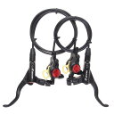 JPAMZCEO自転車ブレーキレバー 左右レバーセット800/1400ミリメートルMTB自転車の油圧ディスクブレーキセットフロントとリアのバイクパーツ