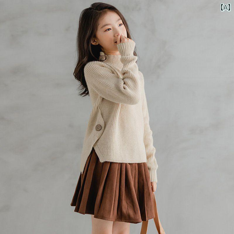 ・カテゴリ: キッズセーター・性別: ユニセックス・対象年齢: 8歳以上、身長140cm以上・スタイル: カジュアル・主な素材: ビニロン繊維100%・ネックライン: クルーネック・袖丈: 長袖・開閉タイプ: プルオーバー・柄: 無地・糸の太さ: 太め・デザイン: トレンド・カラー展開: ベージュ・サイズ展開: 120cm、130cm、140cm、150cm、160cm、170cm