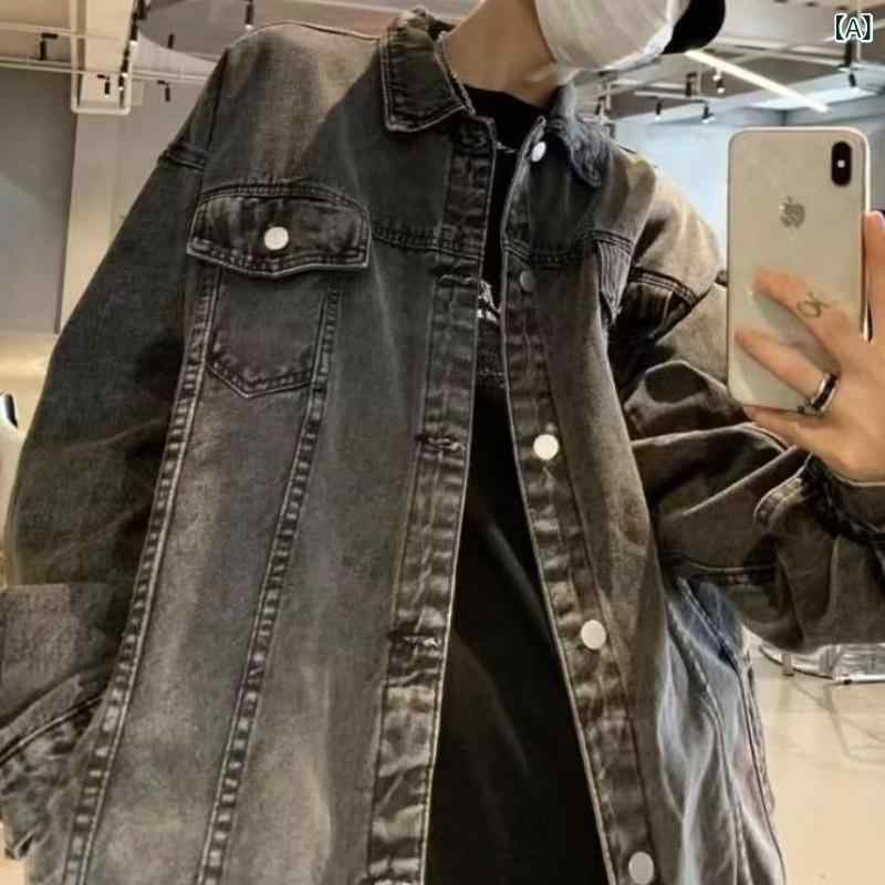 ・機能: 耐摩耗性・カテゴリ: ジャケット・スタイル: 若者向けカジュアル・ネックライン: 襟付き・フィット: レギュラーフィット・フロント: シングルボタン・柄: 無地・対象: 青少年・主な素材: 綿65%・裏地素材: 綿65%・用途: 日常使い・加工: ノーアイロン加工・着丈: レギュラー・着用方法: アウター・袖丈: 長袖・カラー展開: グレー、ブルー・サイズ展開: S、M、L、XL、2XL、3XL・袖タイプ: レギュラー・対象性別: メンズ