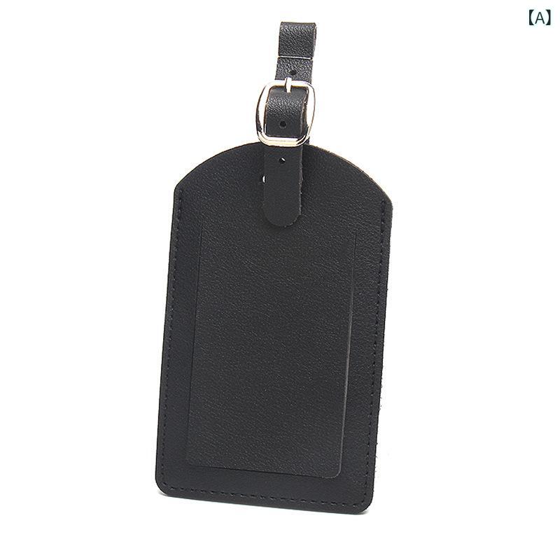 パスポートケース ラゲージタグ セット 男女兼用 海外旅行 出張 トラベル ビジネス 普段使い 極厚合成皮革 PVCレザー アンティークブロンズバックル 多色 ...