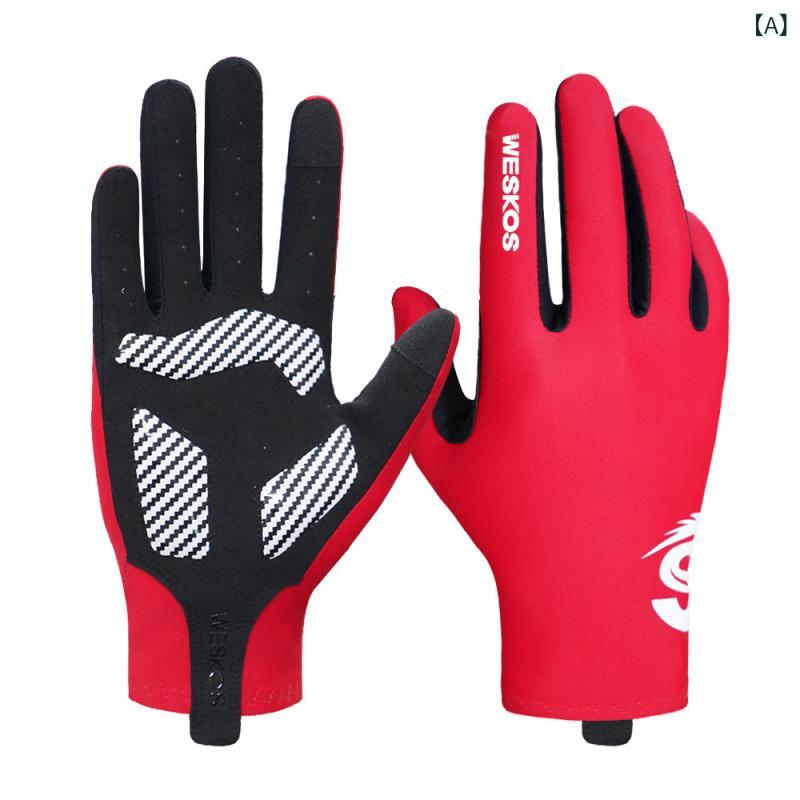 グローブ ユニセックス 男女兼用 サイクル 自転車 ランニング ジョギング アウトドア スポーツ用 滑り..