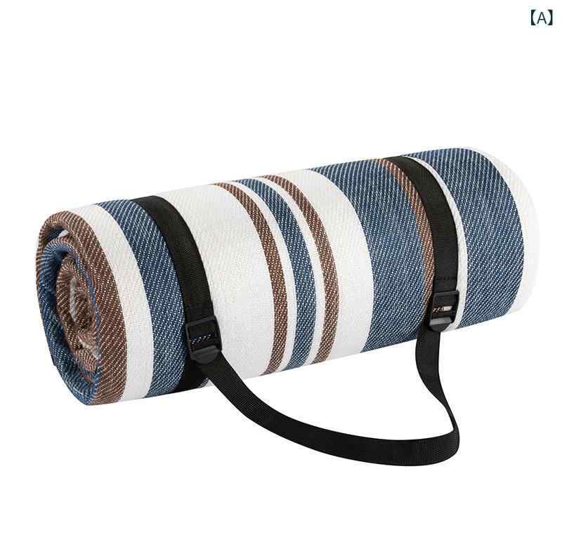 レジャーシート ピクニックマット キャンプマット グランドシート 厚手 極厚 大判 ワイド ファミリー 多人数 防水 撥水 防湿 アウトドア 屋外 野外 ビーチ 運動会 花見 グランピング 遠足 登山 ハイキング アクリル繊維(x2)