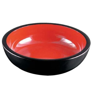J-kitchens そば 器 こね鉢 黒内朱 尺2 φ35.5×8.4cm 日本製