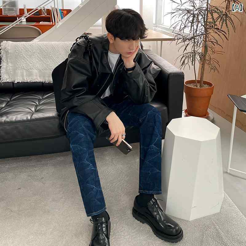 ・カテゴリ: レザージャケット・スタイル: 洗練された韓国風・主な素材: PU・ネックライン: スタンドカラー・フィット: ルーズ・着丈: 超ロング丈・デザイン: ウエストドローストリング・ポケット: サイドシームポケット・裾デザイン: ストレートヘム・前立て: ジッパー・カラー: ブラック・サイズ展開: M, L, XL, 2XL・シーン: カジュアル・対象: 青少年・性別: メンズ