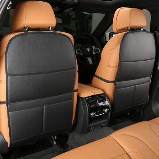 Lemonior 車 キックガード バックキックマット キングカードカバー 汚れ保護シート PUレザー 2点セット 取付簡単 キックガード シート バック マット キックガード 後部座席 プロテクター 汚れ Lemonior 車 キックガード バックキックマット キングカードカバー 汚れ保護シート PUレザー 2点セット 取付簡単 キックガード シート バック マット キックガード 後部座席 プロテクター 汚れ