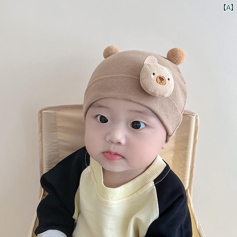 ・カテゴリ: ベビー帽・カラー展開: カフェオレ、アイボリー、ベージュ、ピンク・サイズ展開: 帽囲39-45cm、参考年齢6-12ヶ月・帽子の形状: ラウンドトップ・機能: 保温、防風・主な素材: 綿・スタイル: シック・加工: 絞り染め・柄: キャラクター