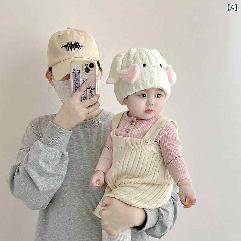 帽子 ベビー 女の子 赤ちゃん 幼児 秋冬 あったか 暖かい 防寒 防風 もこもこ ふわふわ ボア ニット 耳..
