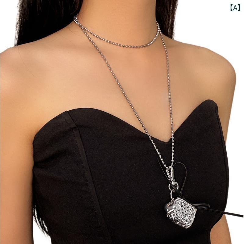 ネックレス レディース 編み込み レザー ミニ ウォレット コインケース 首掛け ネックストラップ 高級..