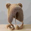 帽子 レディース 秋冬 韓国風 かわいい クマ耳 モコモコ ボア 厚手 防寒 保温 シンプル 高級感 おしゃ..