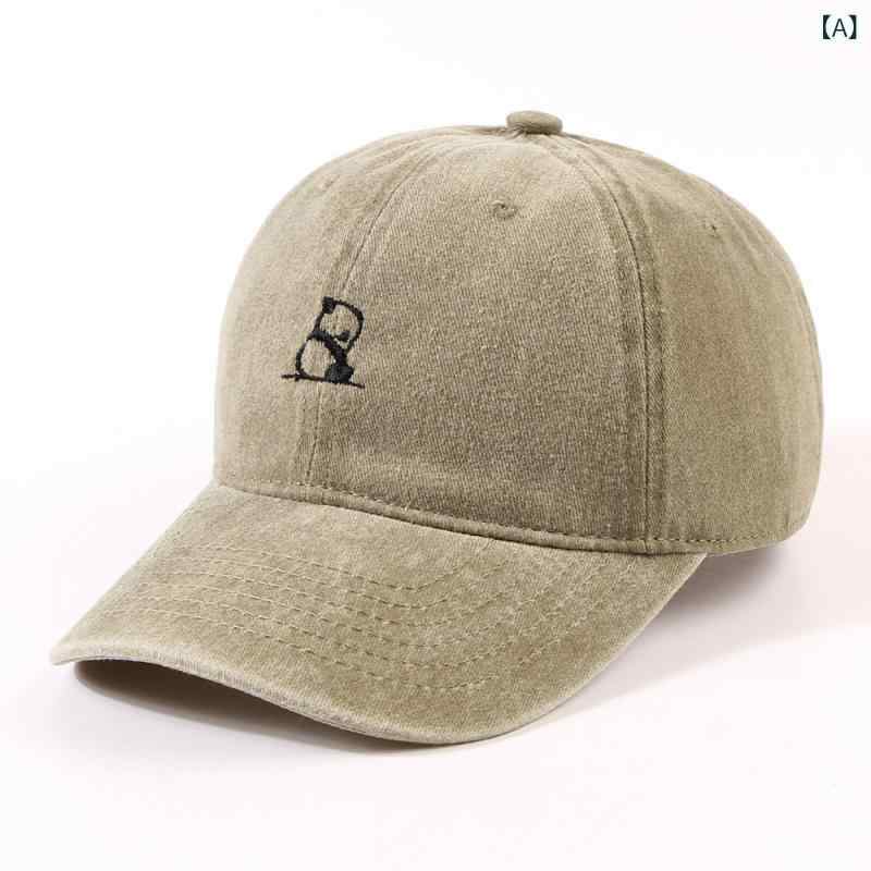 キャップ 男女兼用 パンダ 刺繡 かわいい カジュアル ストリート 万能 シンプル 日よけ UVカット 紫外..