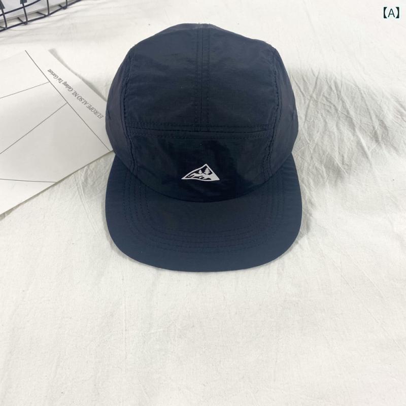 ベースボールキャップ 男女兼用 ユニセックス アメリカン ワーク レトロ 速乾 通気性 日よけ UVカット ワイドブリム ソフトトップ ナイロン カジュアル スポーツ 高級感 トレンド(4.0)