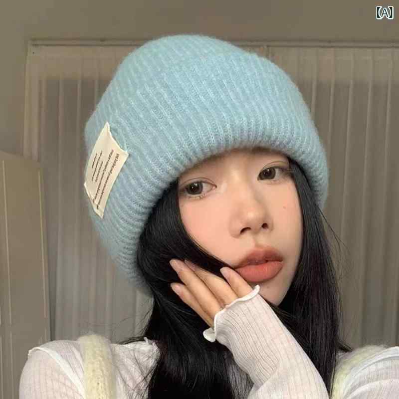 ・カテゴリ: ニット帽・トップ形状: 円形・つばの形状: 広いつば・カラー展開: スカイブルー、ライトグレー、ダークグレー、オフホワイト、カーキ・サイズ: M（頭周り56-58cm）・機能: 保温・スタイル: 日韓風、キュート、スウィート、韓国、ナチュラル、森ガール風