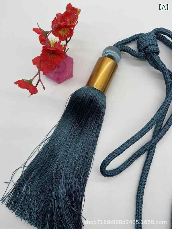 カーテンタッセル 新中式 モダン ボール飾り ライトラグジュアリー 金属調 ロングタッセル 合成繊維 窓装飾 縛り紐 上質 エレガント インテリア