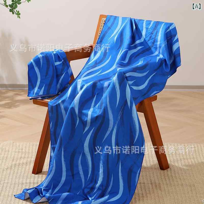 タオル マイクロファイバー 速乾 吸水性 両面パイル 大判 ビーチタオル バスタオル ホテル仕様 旅行 海水浴 プール スポーツ コンパクト おしゃれ 波柄 葉っぱ柄