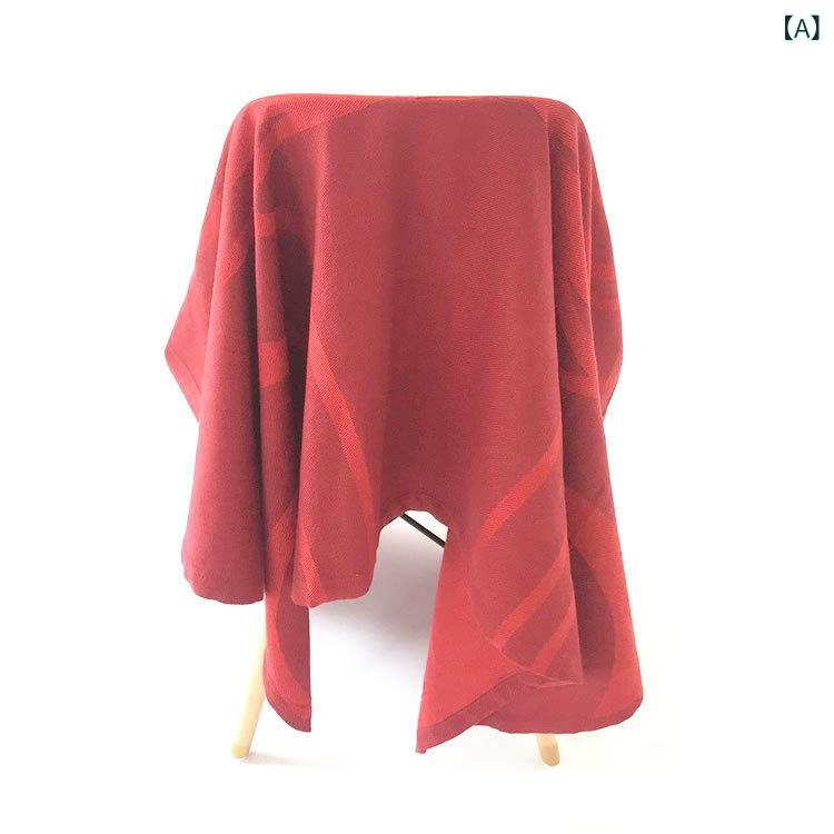 毛布 ブランケット 航空 旅行 自宅用 オールシーズン ジャガード織り 軽量 保温 ポリエステル 幾何学模..