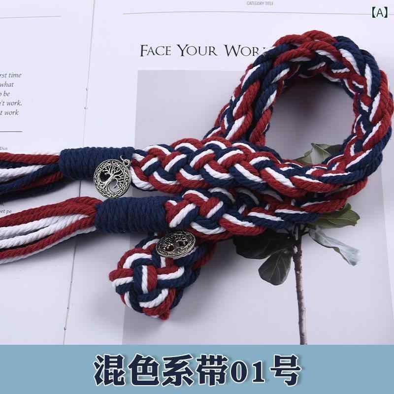 カーテンタッセル カーテン留め 布製 シンプル モダン ハンドメイド 太めロープ タッセル付き 窓周り おしゃれ デコレーション インテリア 飾り 複数色 ストラップ