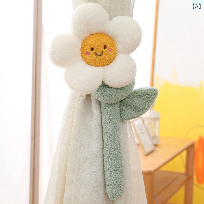 カーテンタッセル 花 フラワー 上質 おしゃれ かわいい 留め具 飾り リビング 寝室用 モダン シンプル ..