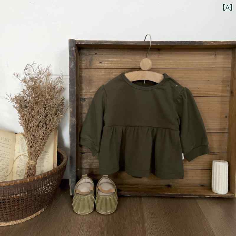 ワンピース ベビー 女の子 幼児 子供服 長袖 うさ耳 Aライン チュニック カジュアル かわいい おしゃれ ベーシック ゆったり コットン 柔らか素材 普段着 お出かけ着 春秋