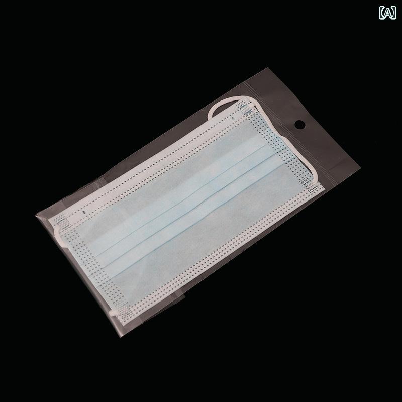 OPP袋 自己粘着 テープ付き ヘッダー付き 吊り下げ穴付き フック穴 透明 クリア 幅7cm ピアス イヤリン..