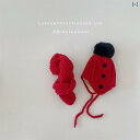 ニット帽 キッズ ベビー 韓国風 大きなポンポン 耳当て 防寒 ネックウォーマー セット 秋冬 綿 コットン かわいい お出かけ 普段使い あったか