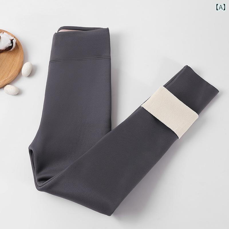 レギンス 女の子 キッズ ジュニア シャークパンツ 秋冬 厚手 暖かい 裏起毛 フリース シープボア ハイ..