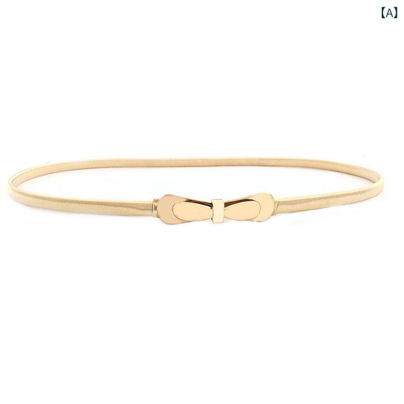 ベルト レディース 女性用 欧米風 ファッション メタル ウエストチェーン 腰飾り ゴールド シルバー 普..