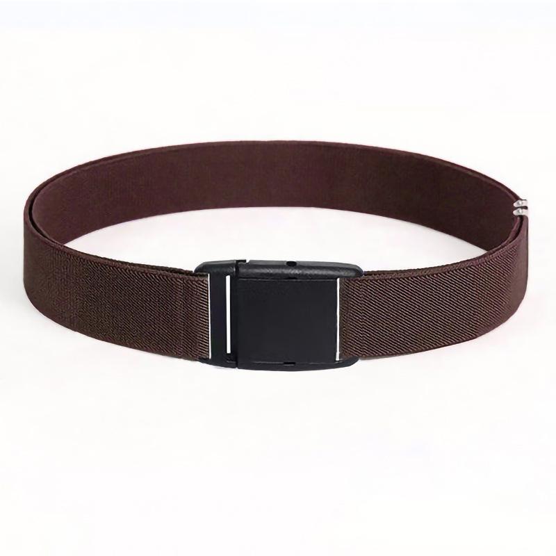 ベルト ユニセックス 男女兼用 伸縮性 ゴム 太め 幅広 キャンバス オートロック ウエストマーク ウエストシェイプ 快適 ストレスフリー ワンピース スカート アウター コーデ ビジネス カジュアル きれいめ シンプル
