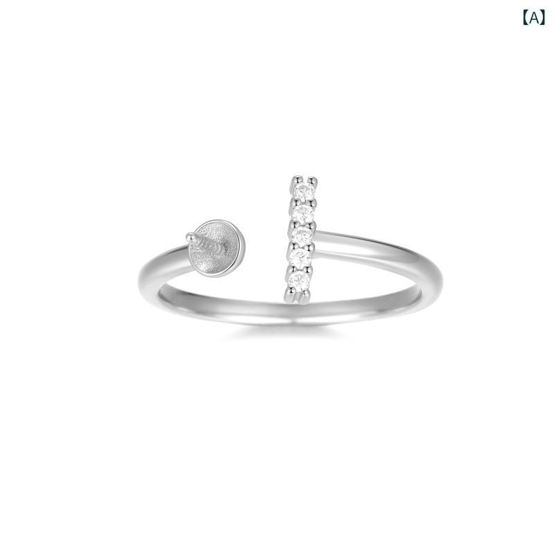 指輪 レディース S925純銀 リング 幾何学模様 マイクロパヴェ ジルコニア 18金メッキ ゴールド シルバ..