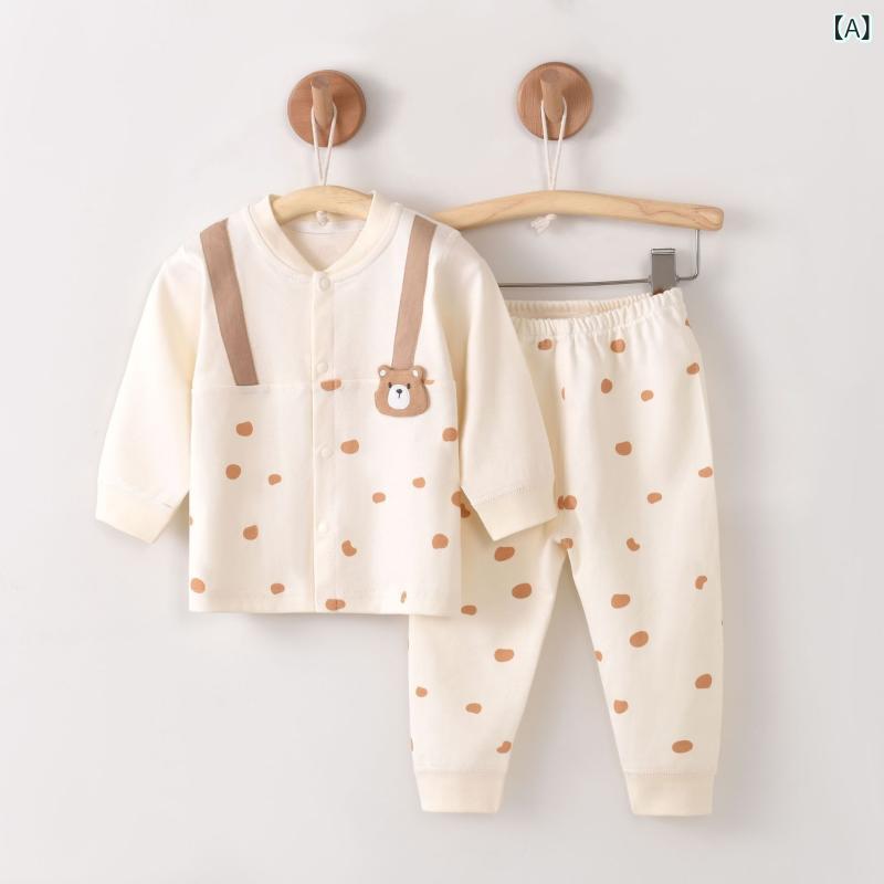 インナーウェア上下セット ベビー キッズ 男の子 女の子 長袖 綿100% コットン パジャマ ルームウェア 春秋 冬 吸湿速乾 裏起毛 ソフトタッチ キャラクター柄