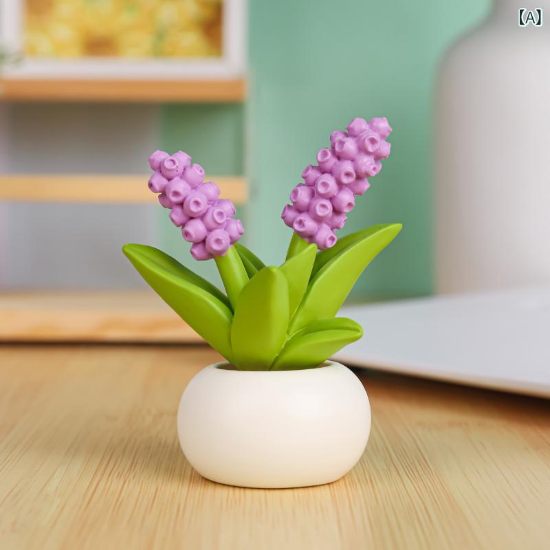 置物 花鉢 ポット 妖精 精霊 かわいい キュート ミニ 樹脂製 卓上飾り デスク インテリア オブジェ オ..