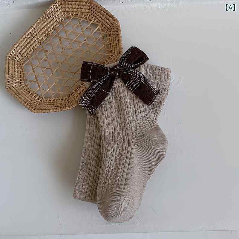 タイツ ベビー 女の子 キッズ 幼児 子供 秋 無地 かわいい リボン ジャカード織り コーマ綿 コットン 薄手 通気性 吸汗性 快適 外出 普段使い カジュアル