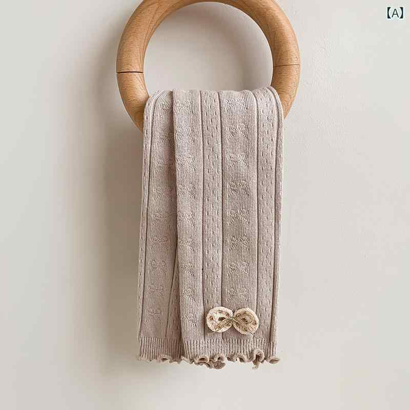 キッズ 女の子用 レギンス スパッツ 九分丈 クロップド丈 春秋 薄手 外着用 普段使い 綿混 コットン プ..