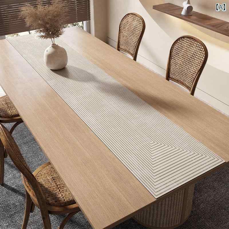 テーブルランナー 北欧風 侘び寂び シンプル 高級感 軽やか 贅沢 レザー 合皮 防水 防油 耐熱 傷防止 耐久性 長方形 食卓 テーブルクロス ダイニングマット 拭くだけ簡単